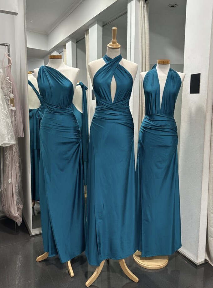 Vestido Multiposición Seda Sirena