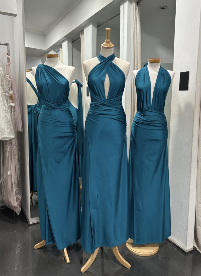 Vestido Multiposición Seda Sirena