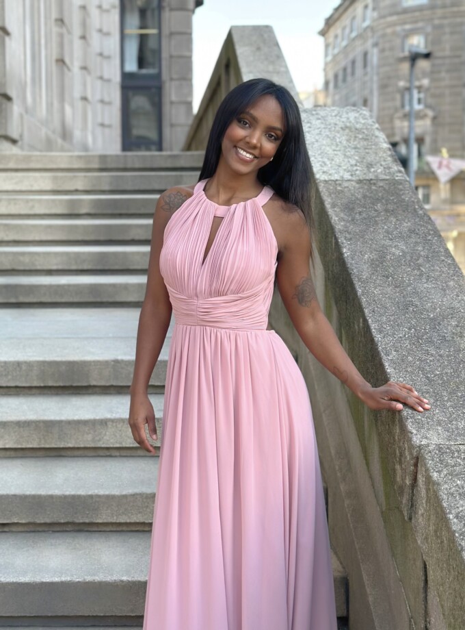 Vestido Halter Espalda