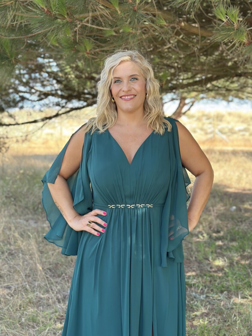Vestido Cadena Cintura Curvy