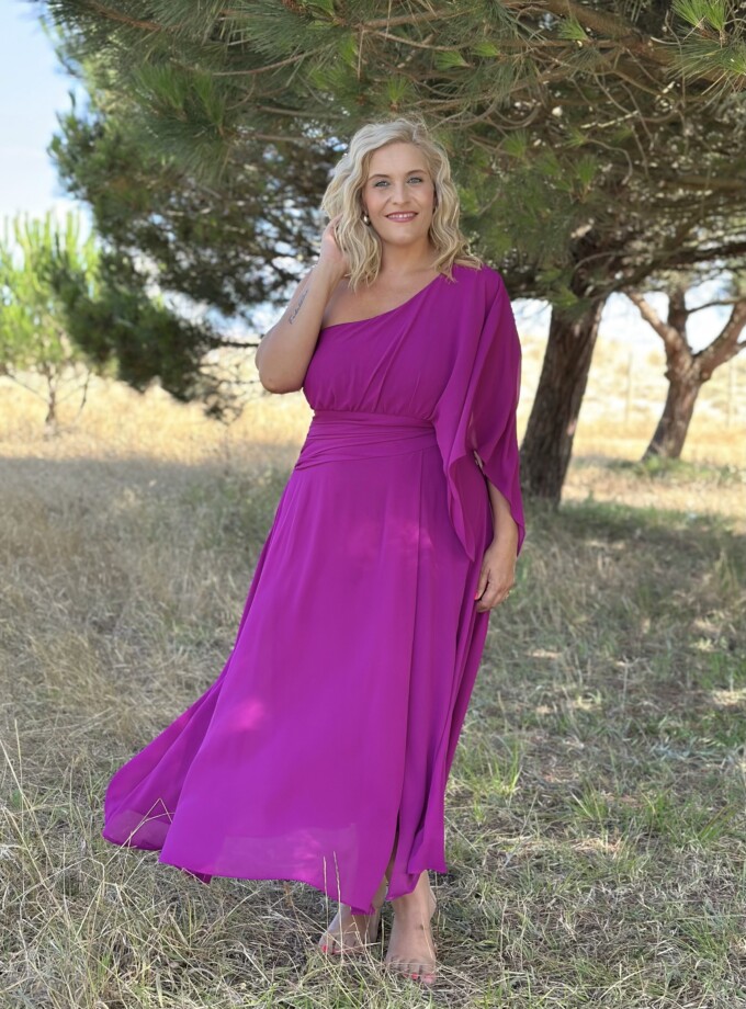 Vestido Asimétrico Midi Curvy