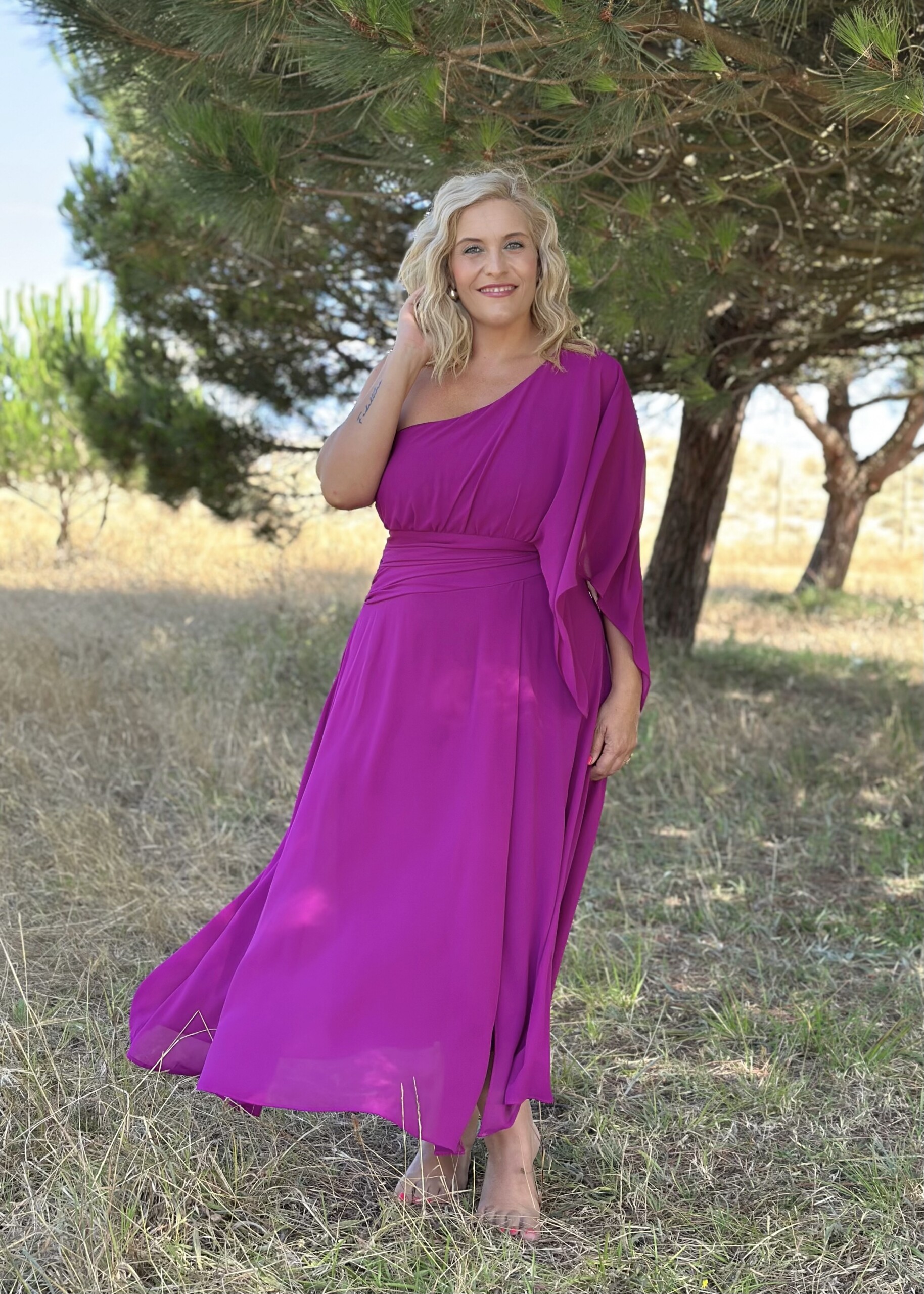 Vestido Asimétrico Midi Curvy