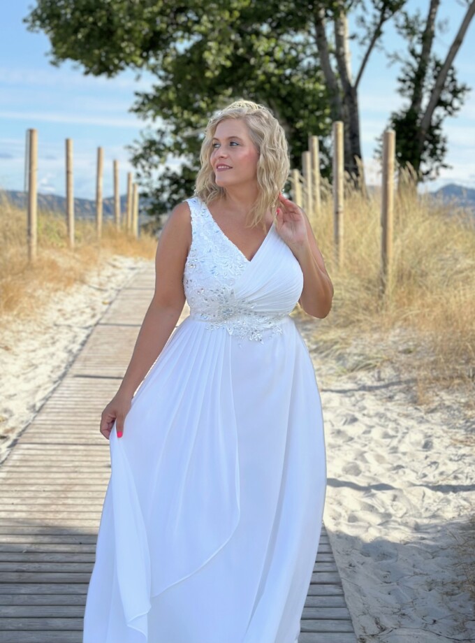 Vestido Curvy Chal Novia