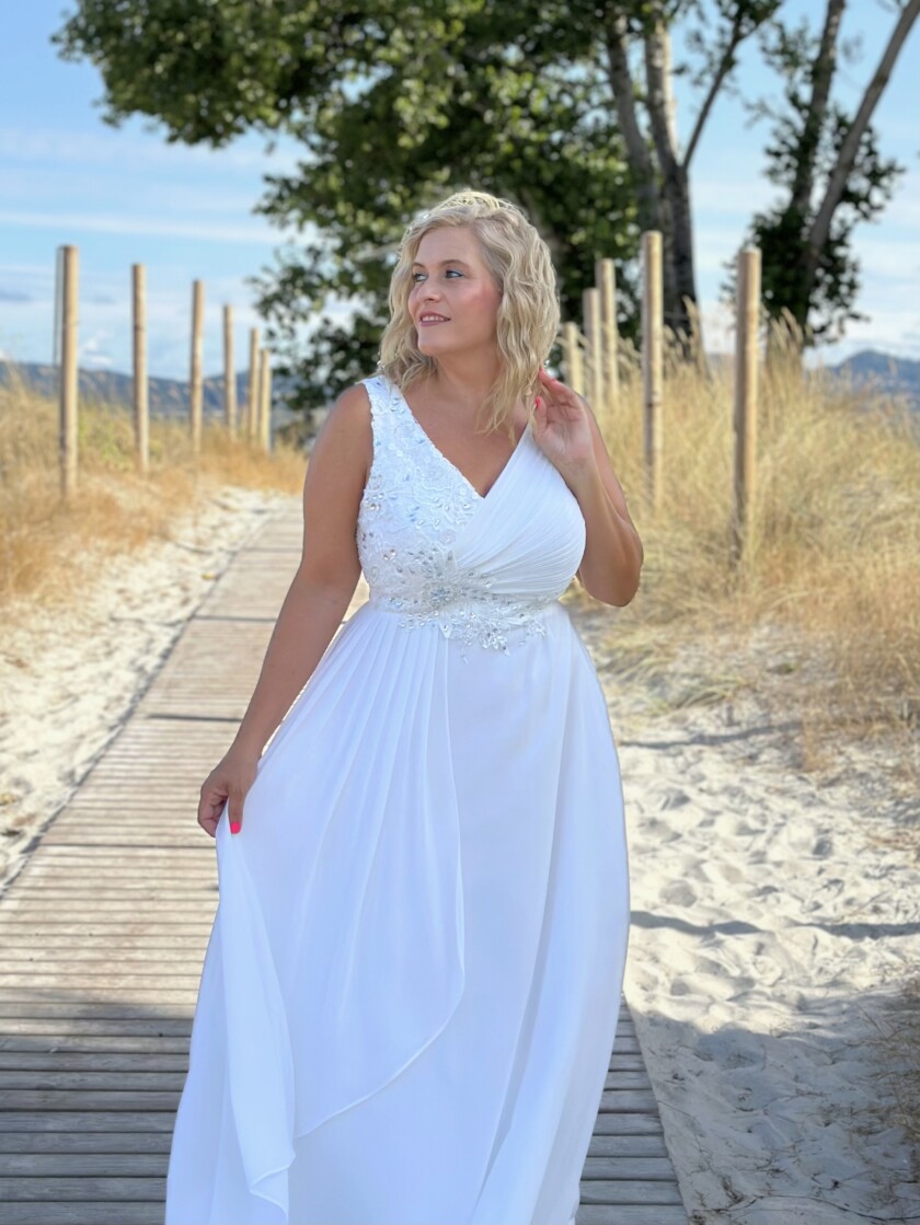 Vestido Curvy Chal Novia