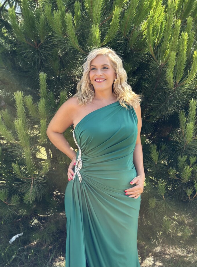 Vestido Sirena Seda Curvy