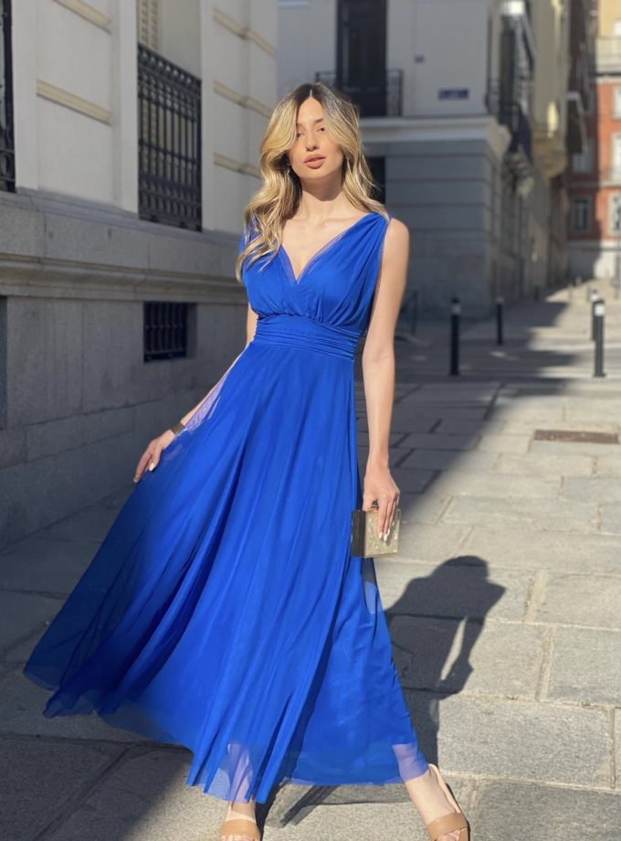 Vestido Tul Basic Cintura