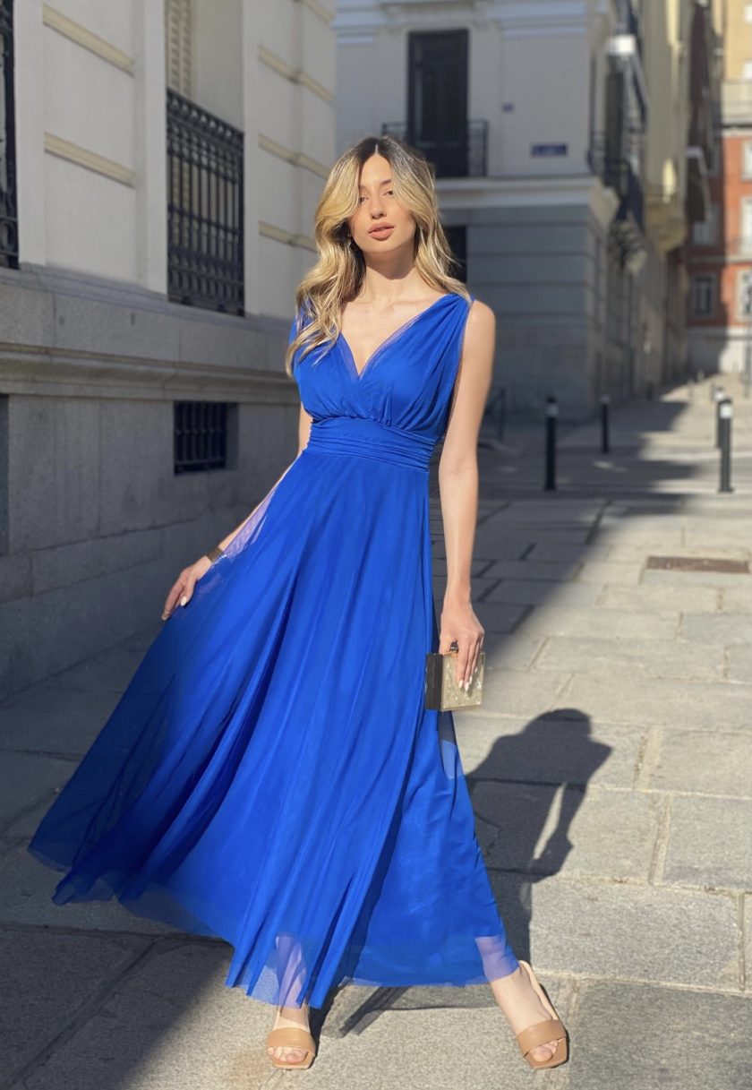 Vestido Tul Basic Cintura - Imagen 8