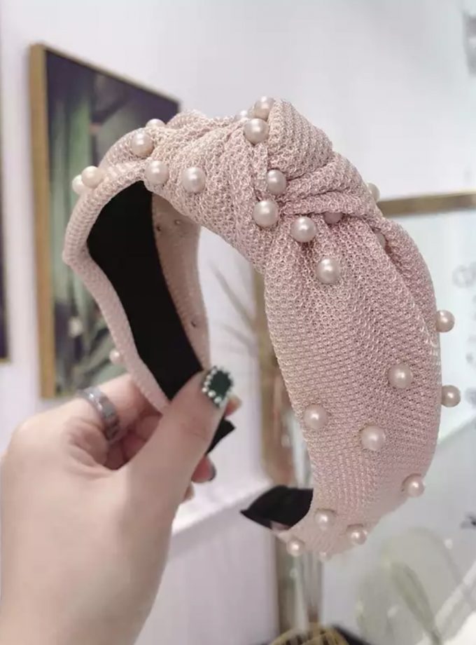 Diadema Perlas Maquillaje