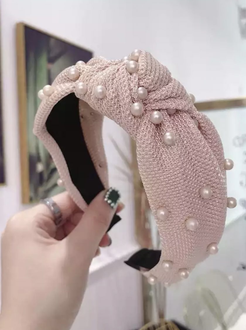 Diadema Perlas Maquillaje