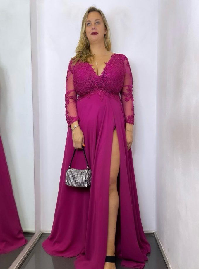 Vestido Dama Mangas Curvy