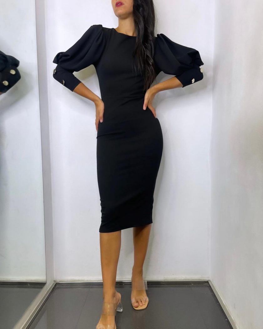 Vestido Midi Botones - Imagen 19