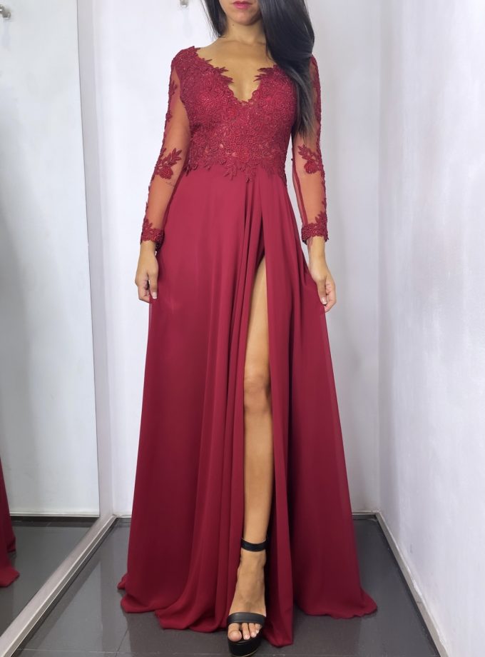 Vestido Dama Mangas Curvy