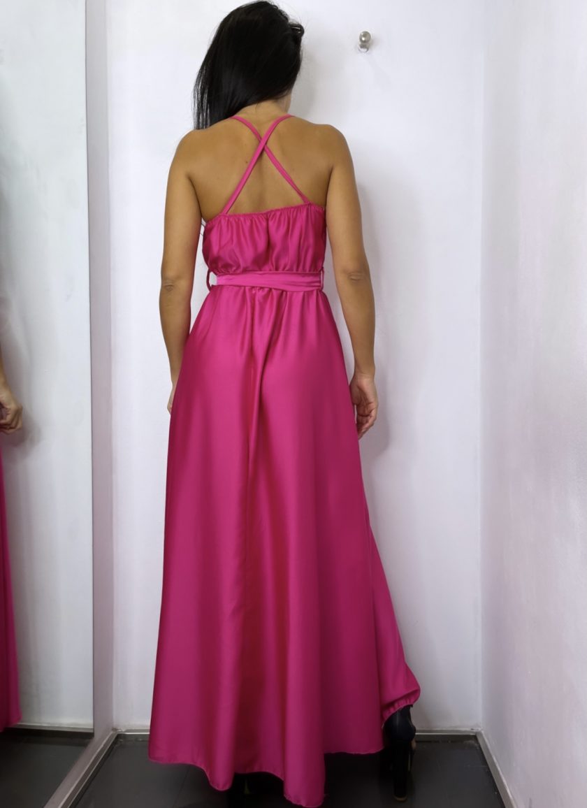Vestido Seda Cruzado - Imagen 10