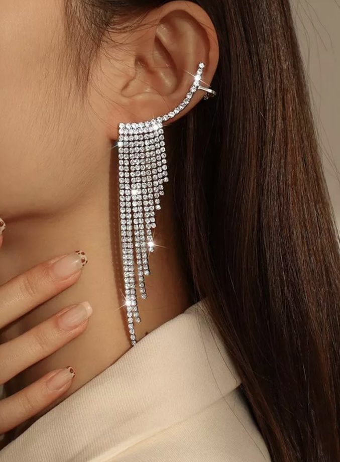 Earcuff Flecos Brillo