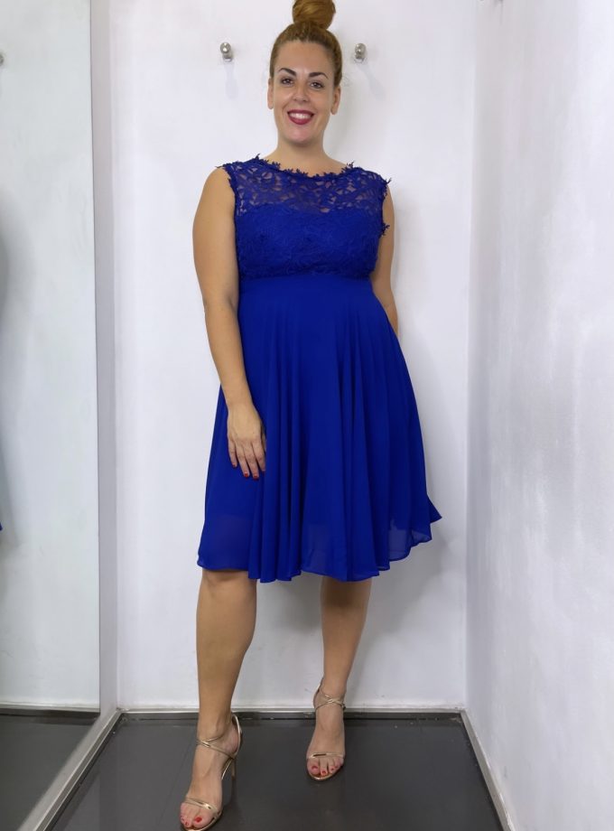 Vestido Encaje Corto Curvy