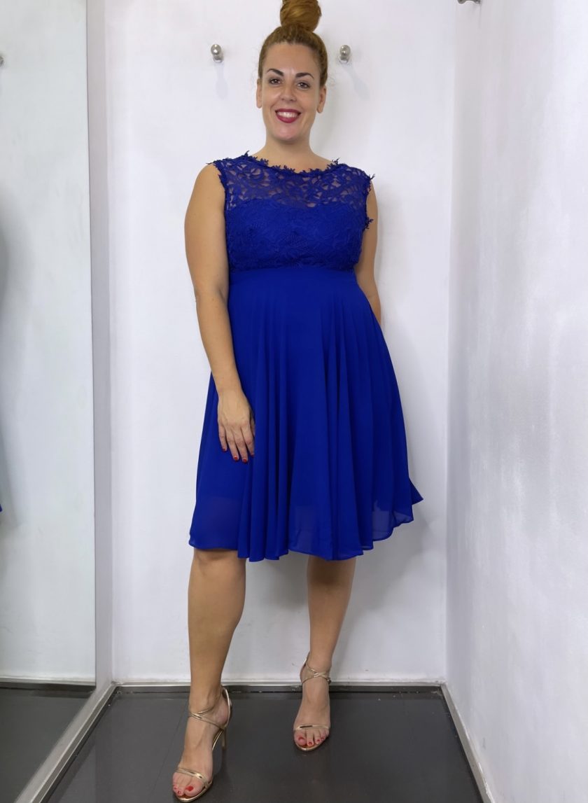 Vestido Encaje Corto Curvy - Imagen 15