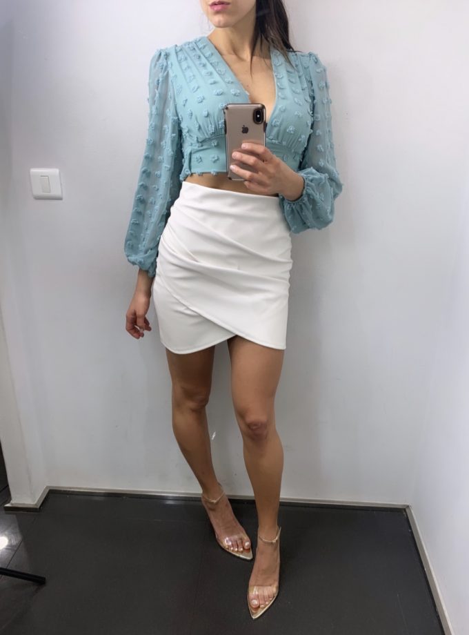 Falda Polipiel Cruzada