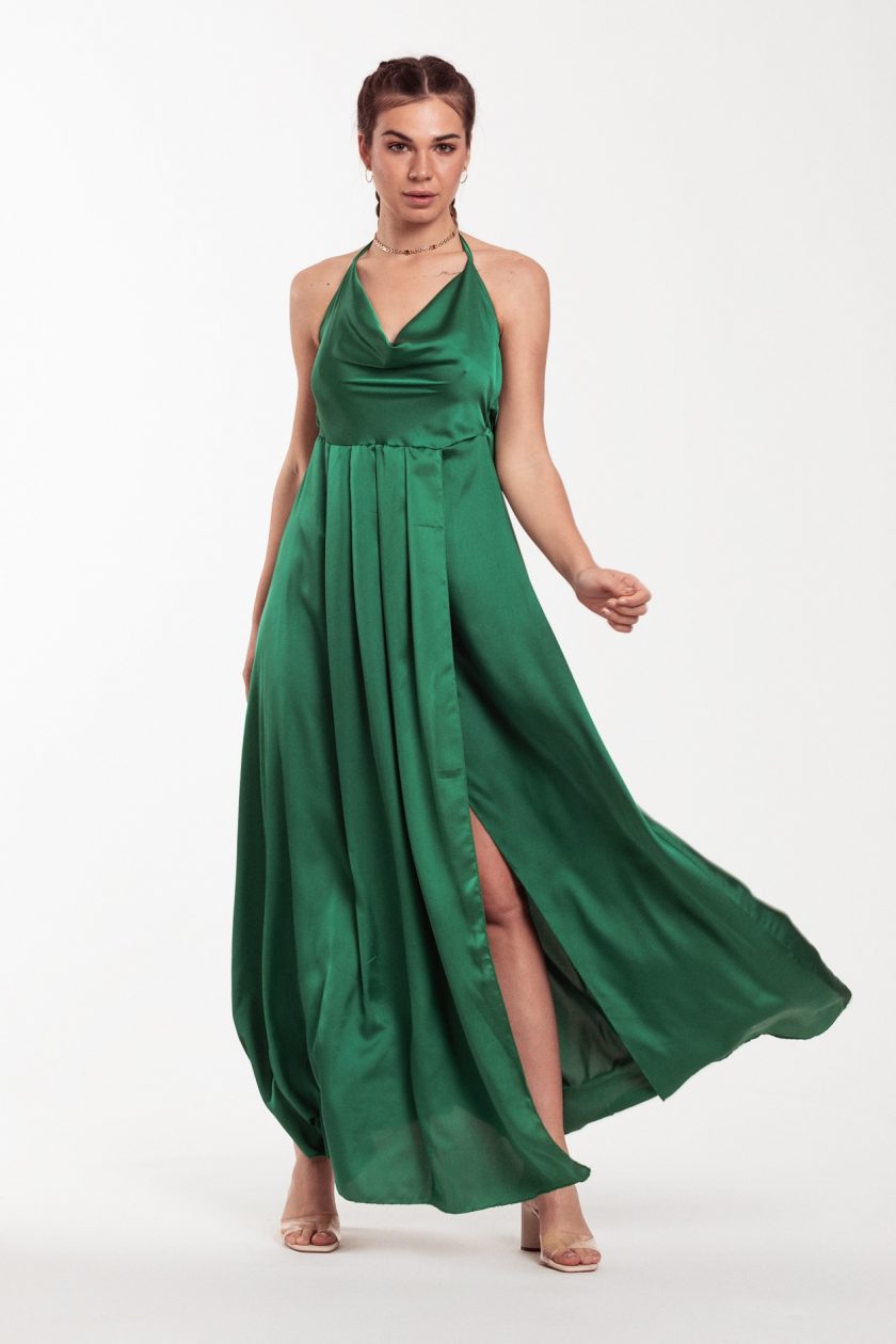 Vestido Seda Pliegues - Imagen 14