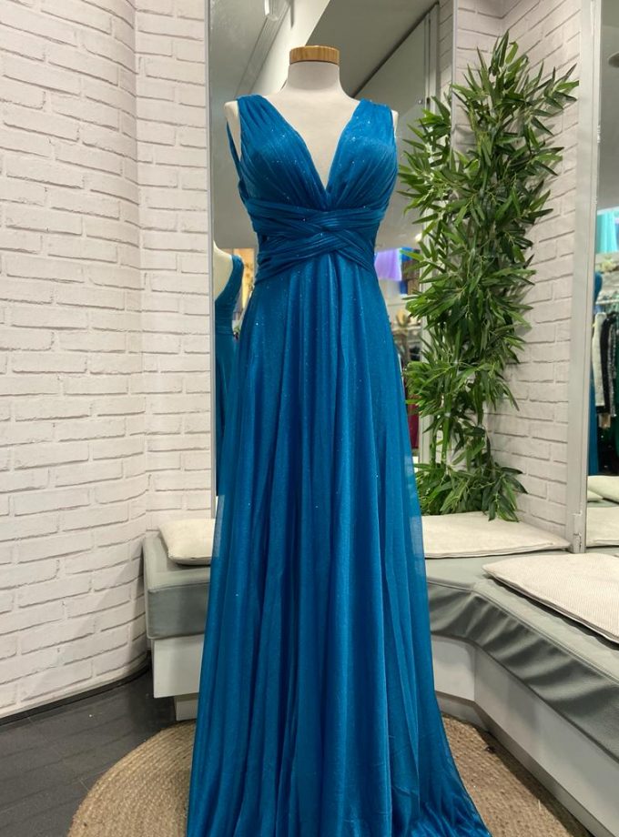 Vestido Dalia Escote Brillo