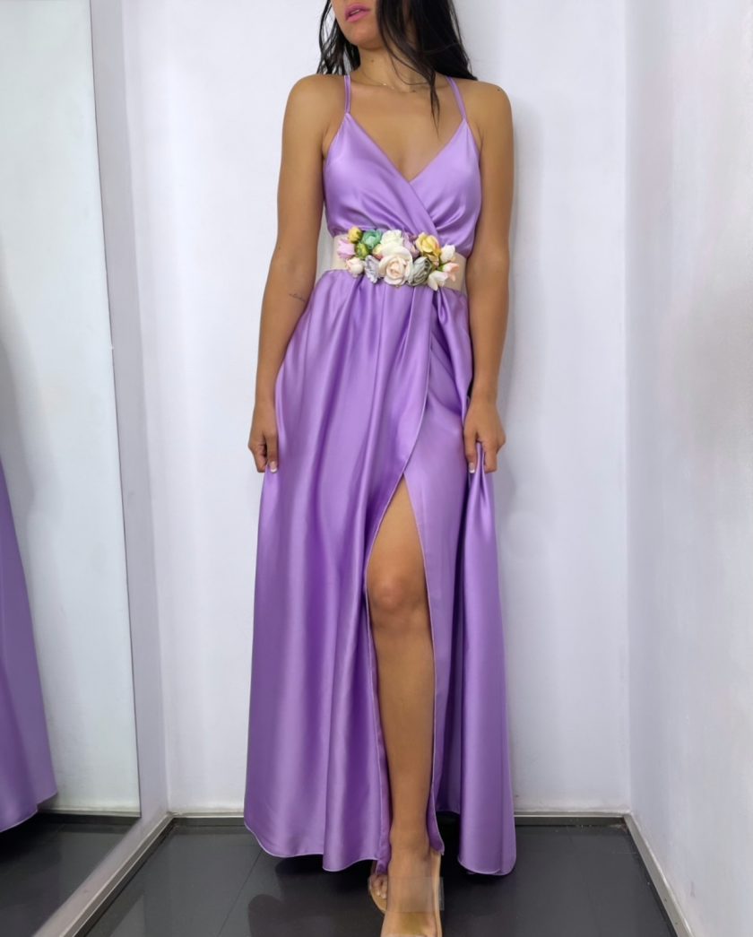 Vestido Seda Cruzado - Imagen 19