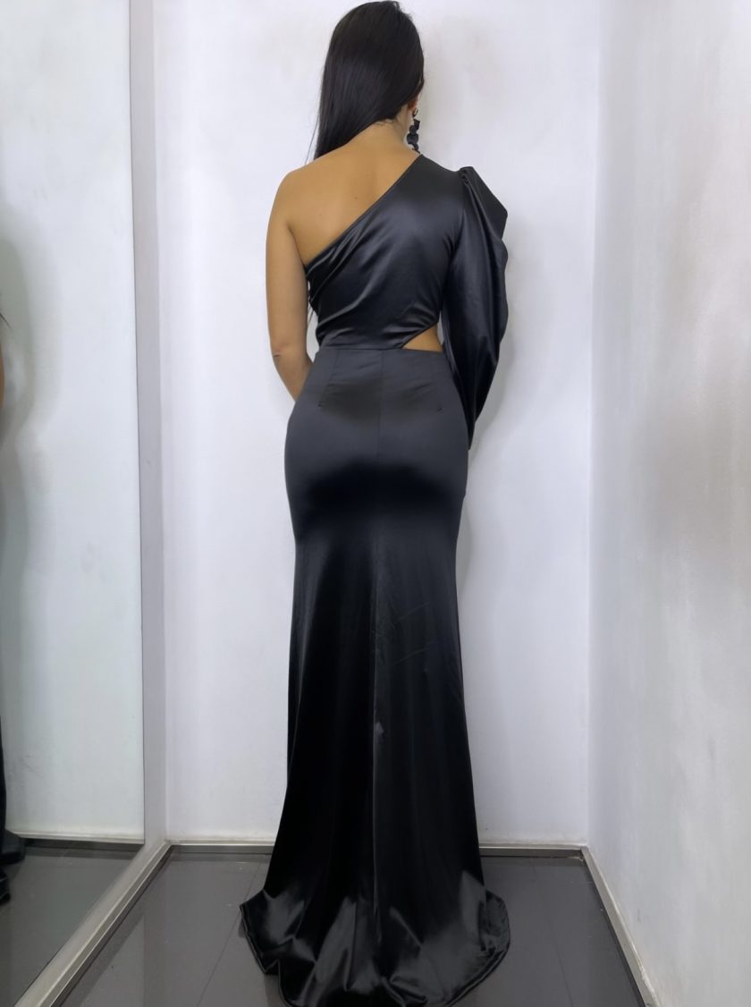 Vestido Seda 1 Manga Abertura - Imagen 15