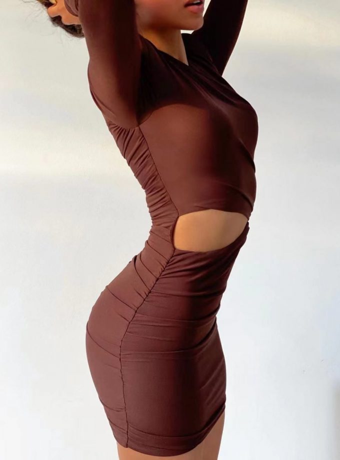 Vestido Hombreras Abertura