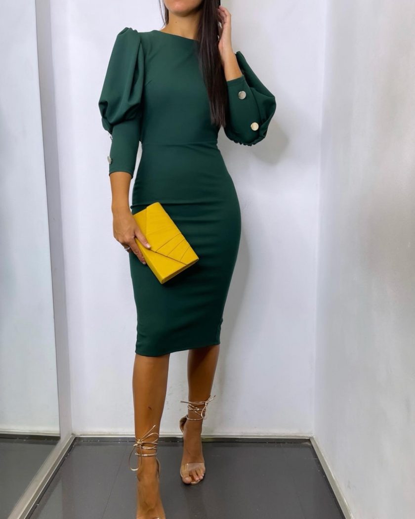 Vestido Midi Botones - Imagen 27