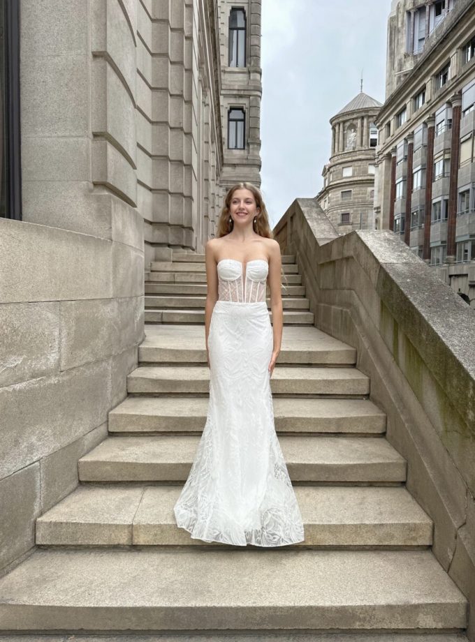 Vestido Encaje Sirena Novia