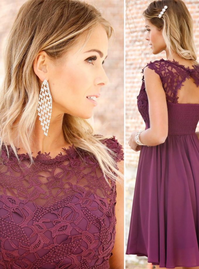 Vestido Encaje Corto Curvy