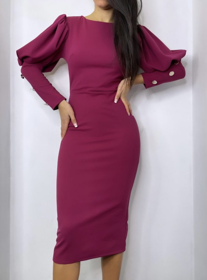Vestido Midi Botones