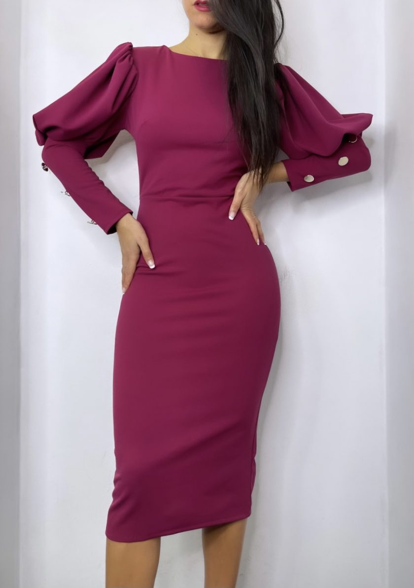 Vestido Midi Botones