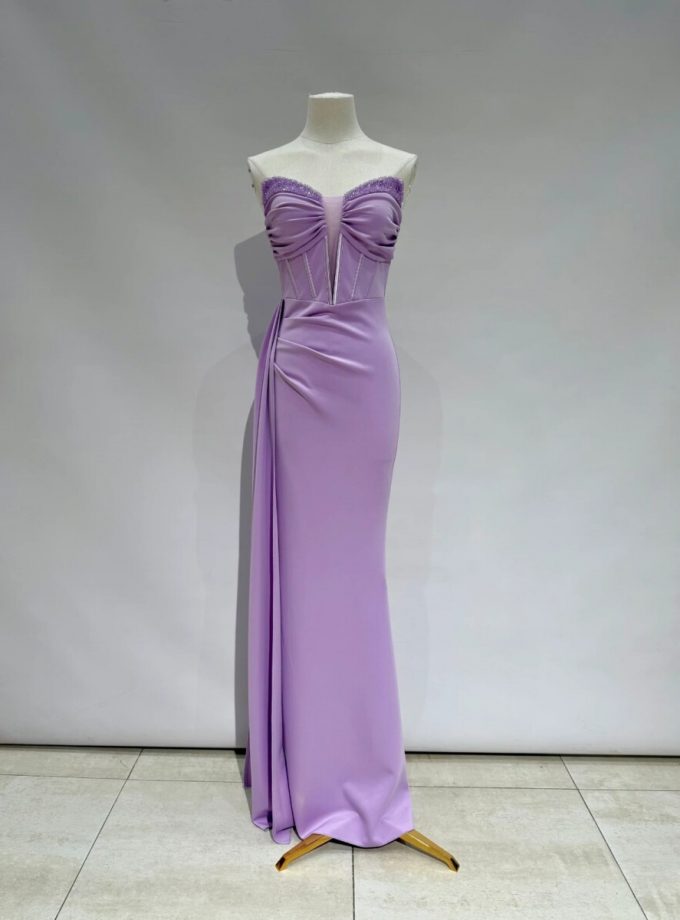 Vestido Sirena Corsé Brillos