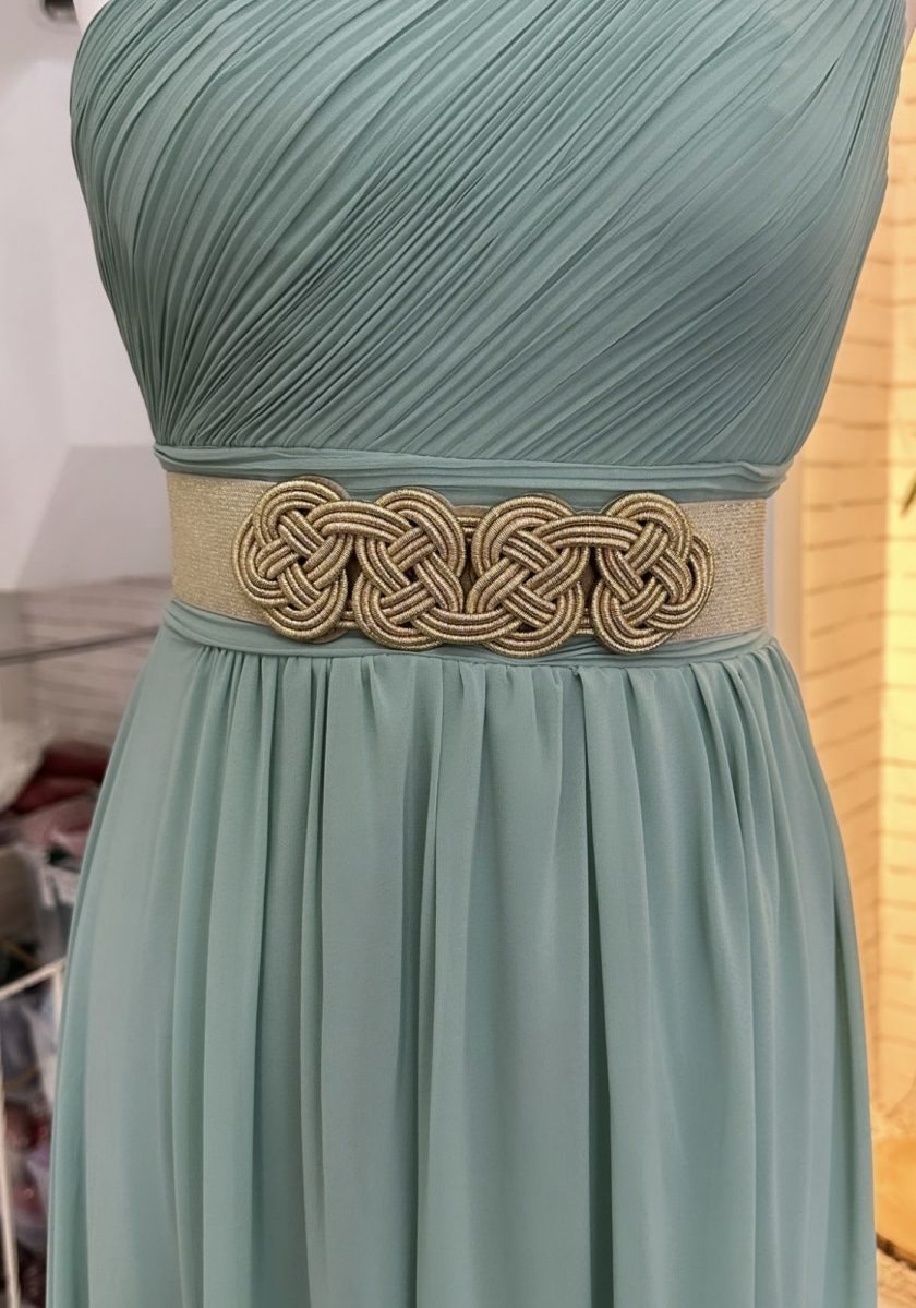 Cinturón Nudo Azul Klein