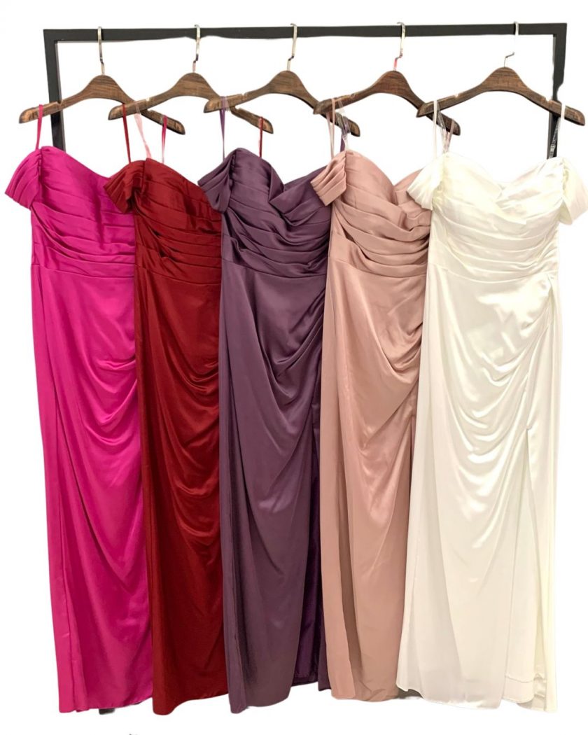 Vestido Sirena Tablas Pecho Curvy - Imagen 4