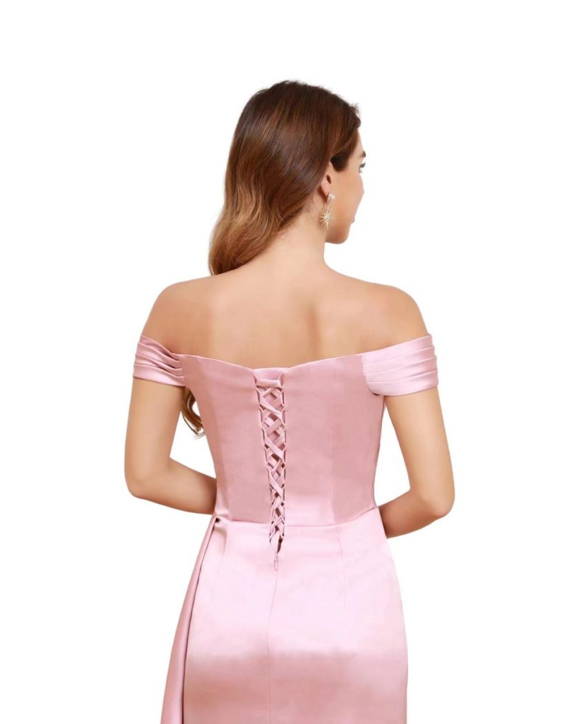 Vestido Sirena Tablas Pecho Curvy - Imagen 7