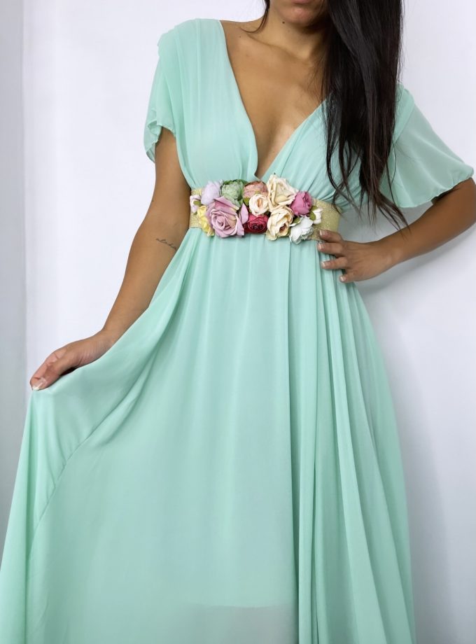 Vestido Bella Manga Corta