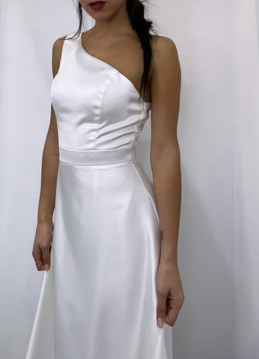 Vestido Verona Asimétrico Novia