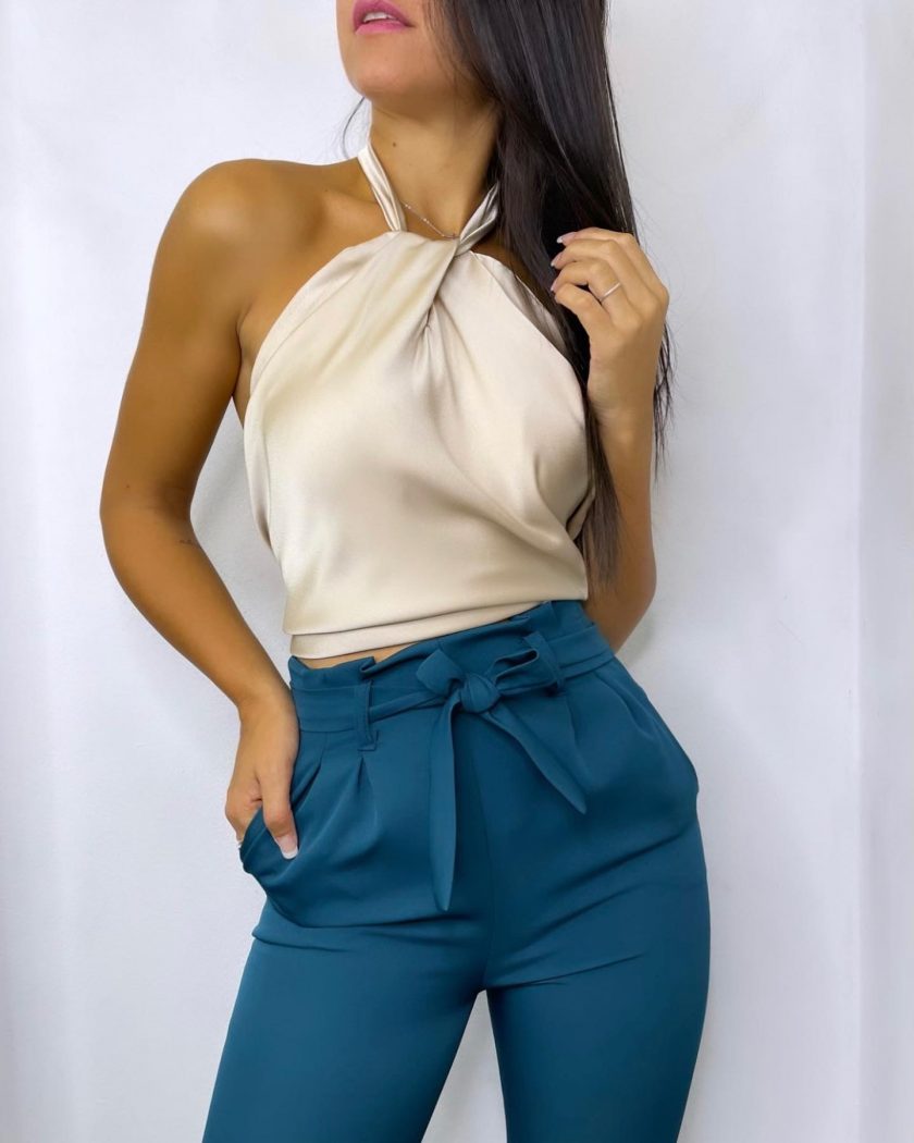 Top Seda Halter - Imagen 11