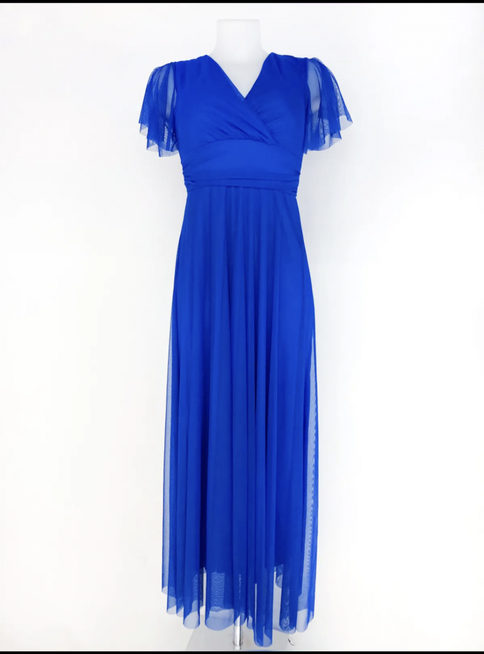 Vestido Tul Basic Mangas