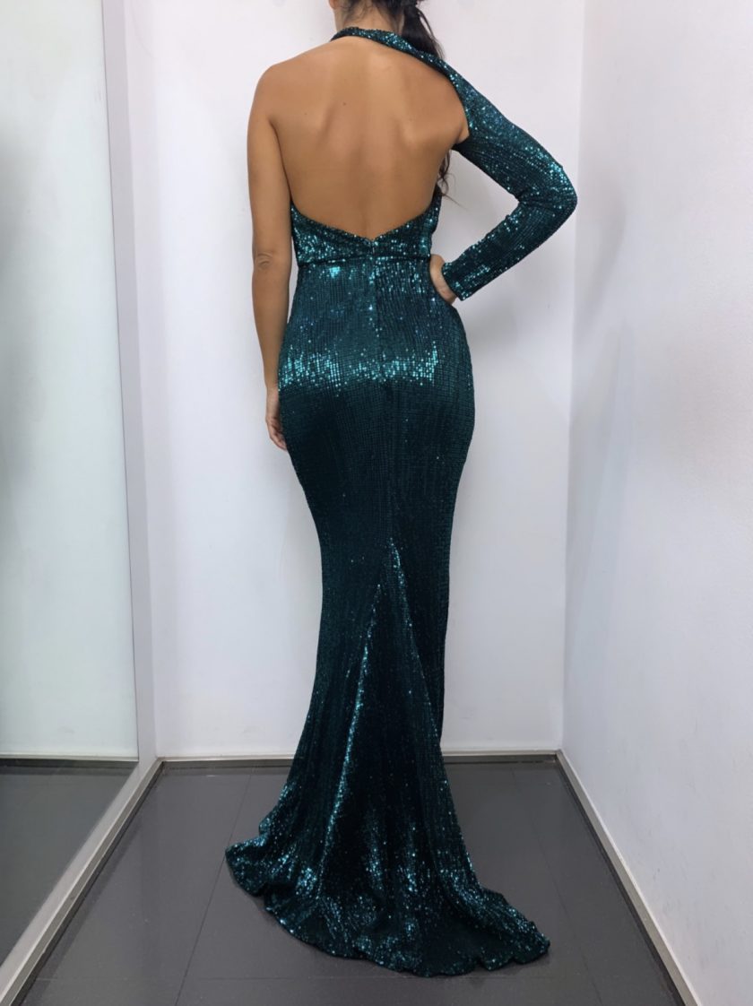 Vestido Lentejuelas Manga - Imagen 2