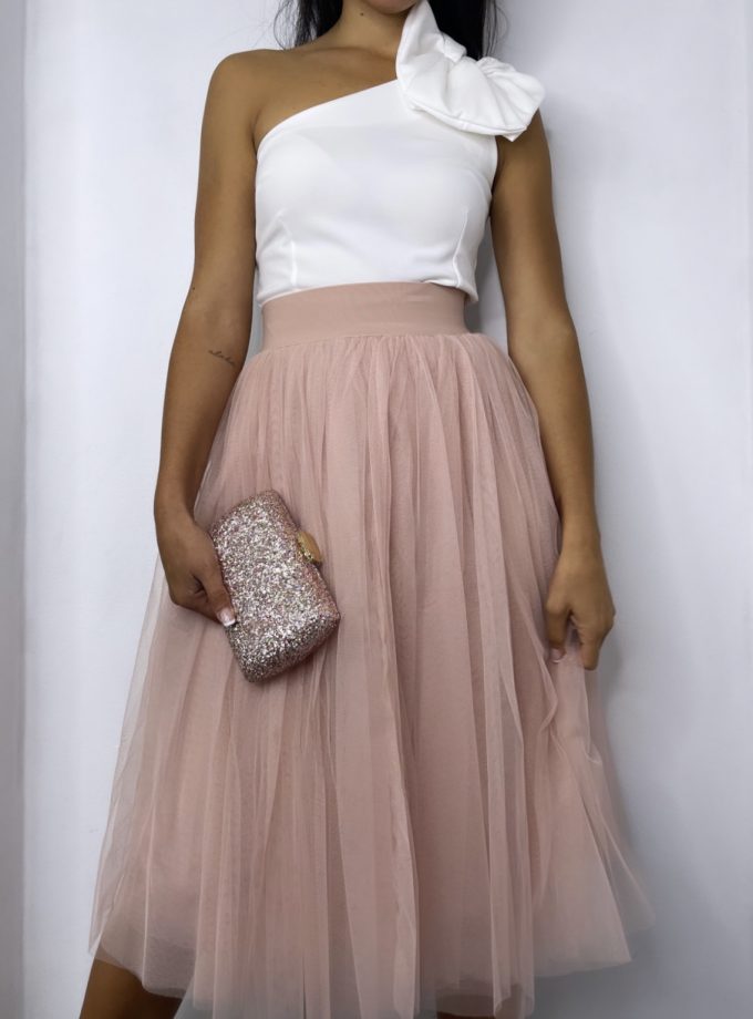 Falda de Tul Midi