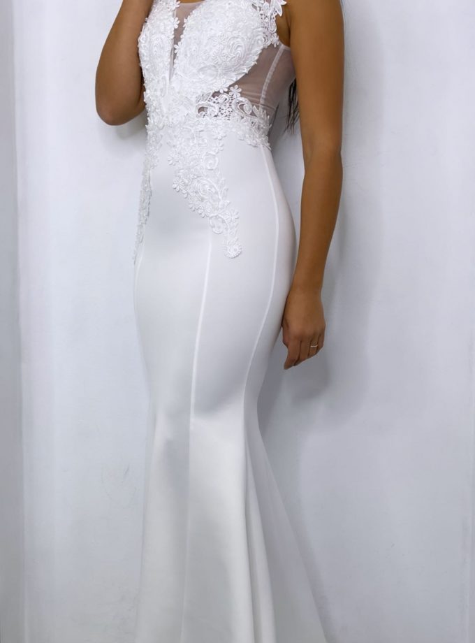 Vestido Novia Sirena Encaje