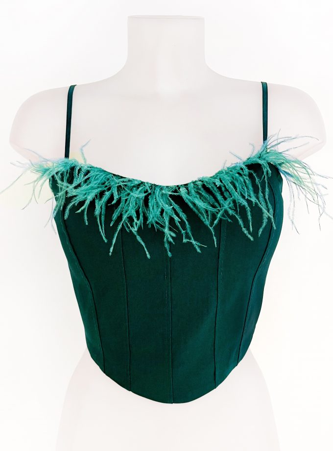 Top Corsé Plumas