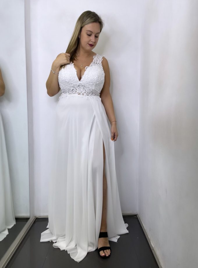Vestido Dama Novia Curvy