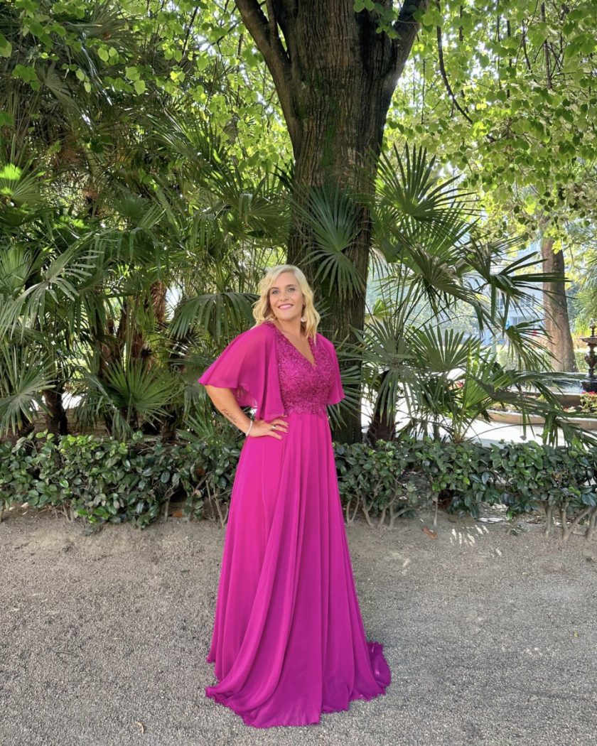 Vestido Encaje Espalda Mangas Curvy - Imagen 10
