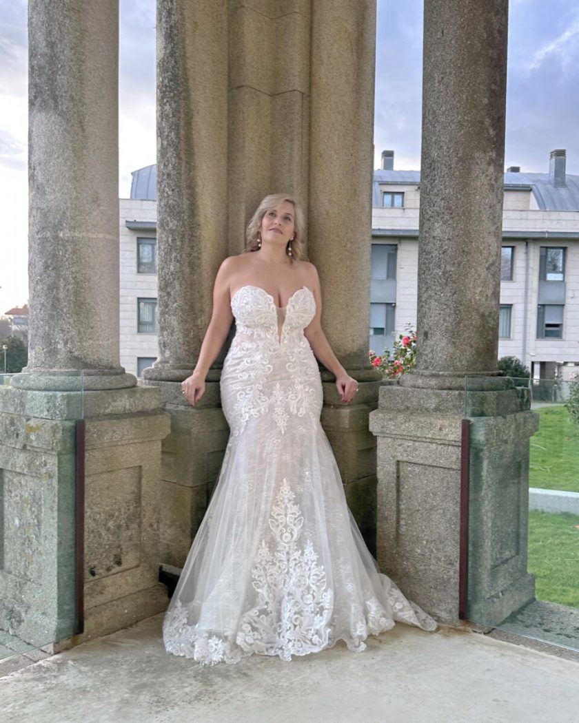 Vestido Tul Sirena Novia - Imagen 10