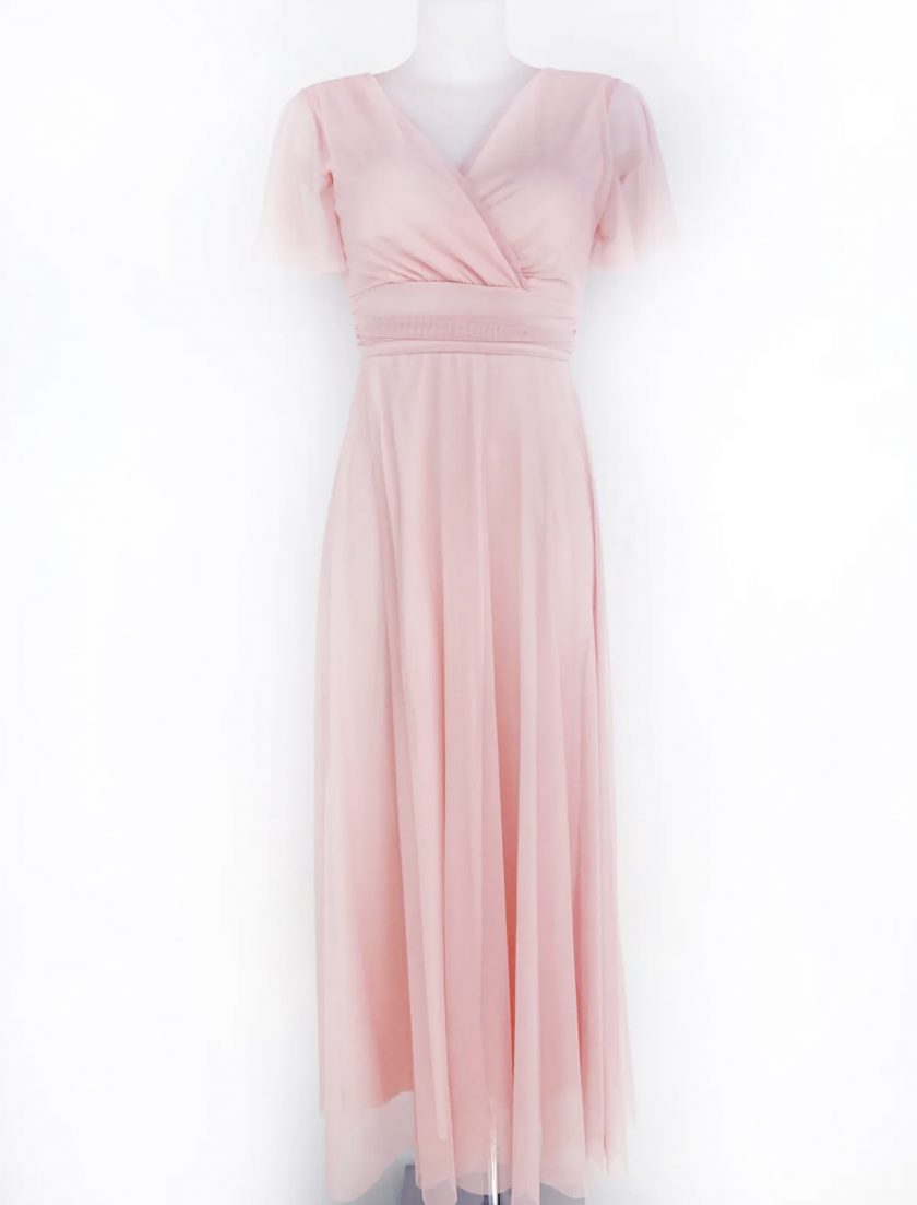 Vestido Tul Basic Mangas - Imagen 9