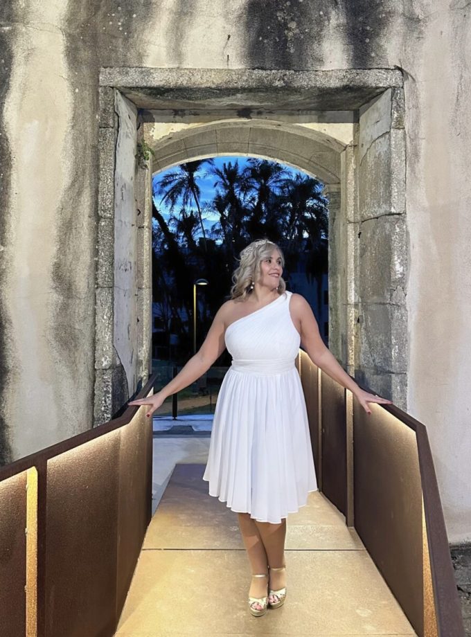 Vestido Antía Novia Corto