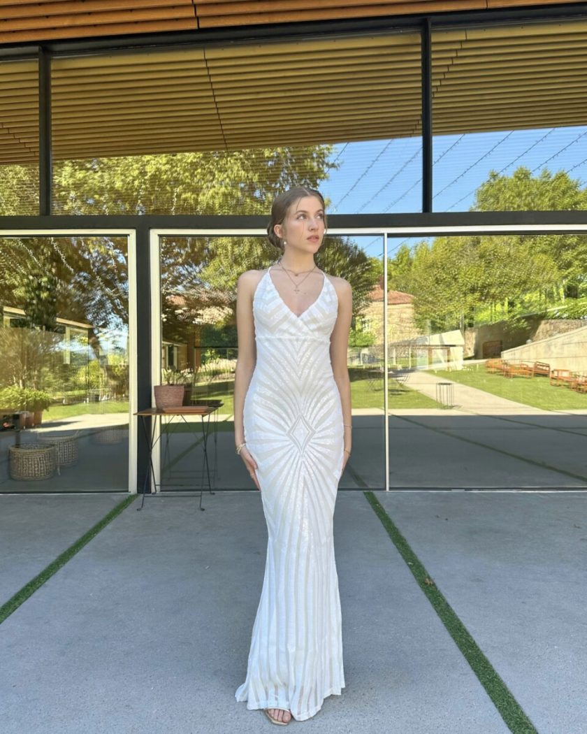 Vestido Shine Tirantes Novia - Imagen 8