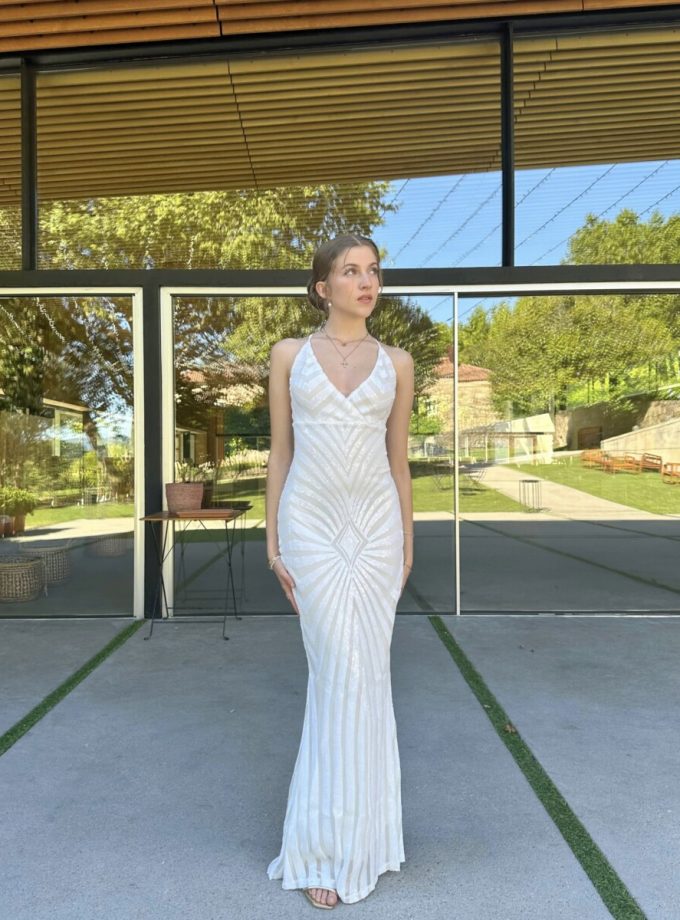 Vestido Shine Tirantes Novia